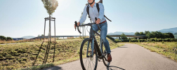 Rower jako "pojazd służbowy" chroni klimat i promuje zdrowie.