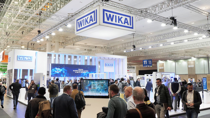 Na targach Hannover Messe 2024 firma WIKA spełniła motto „Transformacja przemysłowa” dzięki dwóm stoiskom.